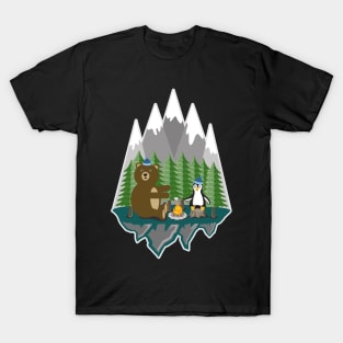 Winter campground T-Shirt